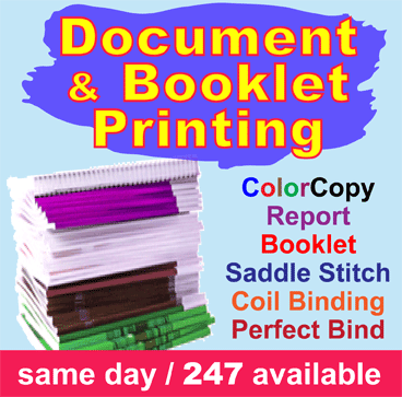 Cheapest Document Printing in Vancouver (24 hour available)