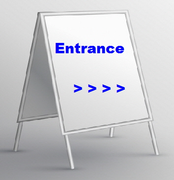 cheapest A-Frame Sandwich Board in Vancouver