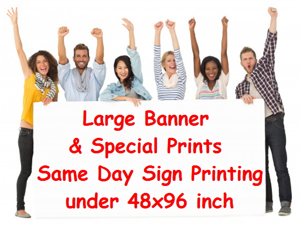 24 Hour Fortune 900 large Banner & Sign Service